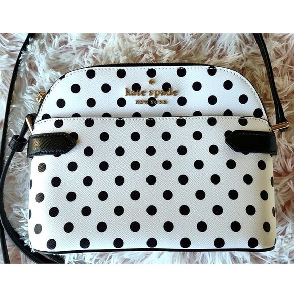 Kate Spade Staci Polka Dot Dome Crossbody Bag - Picture 2 of 8